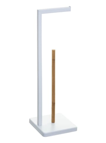 WellHome Toilettenpapierhalter in Weiß - (B)20 x (H)64,5 x (T)20 cm