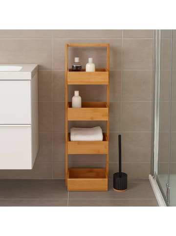 WellHome Badkamerrek lichtbruin - (B)28 x (H)88 x (D)16 cm