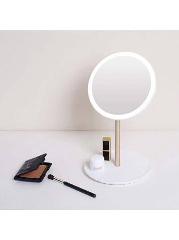 WellHome Ledspiegel wit - (H)27 x Ø 18,5 cm