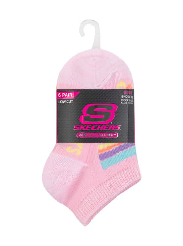 Skechers Skarpety (6 par) ze wzorem