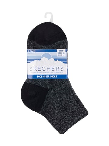 Skechers 3-delige set: sokken zwart