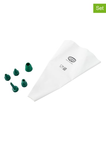 Dr. Oetker 6-delige set: wegwerpspuitzakken wit - (L)20 x (B)31 cm