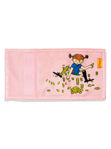 Pippi Langstrumpf Geldbörse "Pippi" in Rosa - (B)8 x (H)12 cm