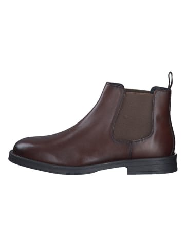 s.Oliver Leder-Chelsea-Boots in Braun