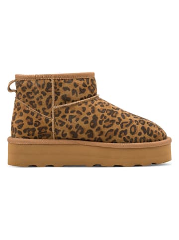 s.Oliver Enkelboots beige/bruin/lichtbruin