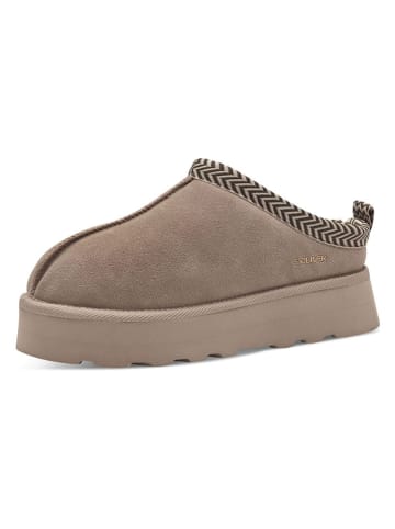 s.Oliver Pantoffels taupe