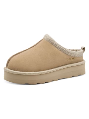 s.Oliver Hausschuhe in Beige