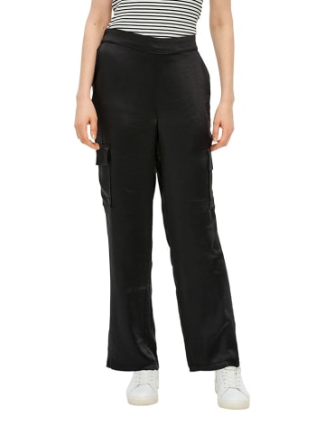 s.Oliver Cargohose in Schwarz