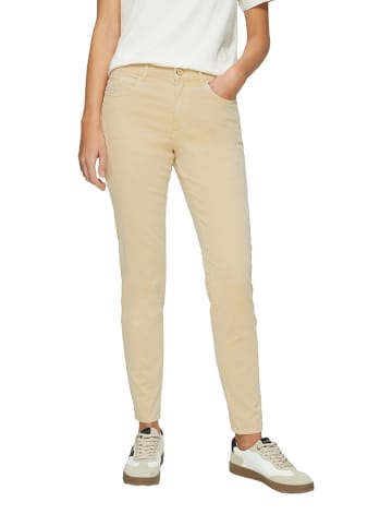 s.Oliver Spodnie - Skinny fit - w kolorze beżowym