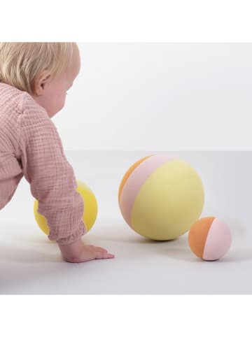 bObles 3er-Set: Bälle in Geb/ Rosa/ Orange - ab Geburt