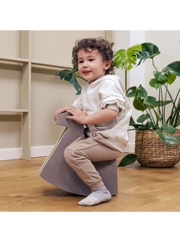 bObles Schaukelpferd in Creme/ Grün - ab Geburt