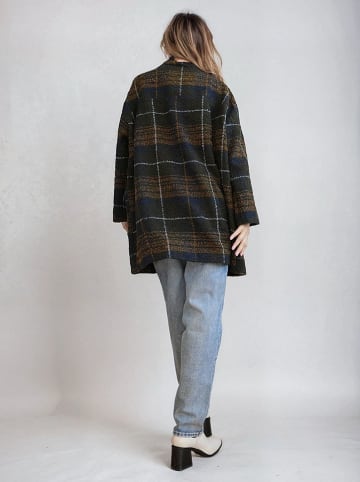 Monki Hemdjacke in Schwarz/ Camel