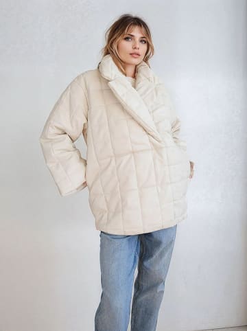 Monki Steppjacke in Creme