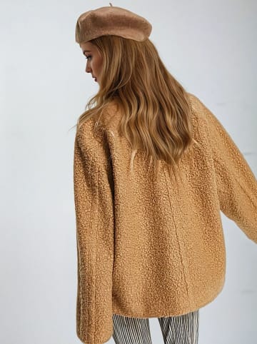 Monki Teddyjacke in Camel