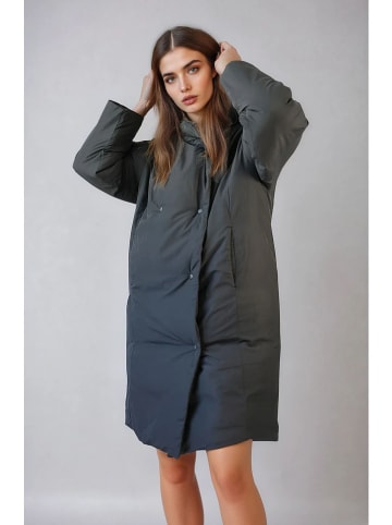 Monki Wintermantel in Schwarz