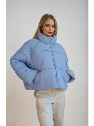 Monki Winterjas lichtblauw