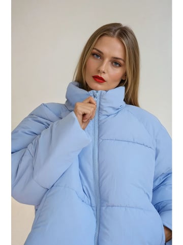 Monki Winterjacke in Hellblau
