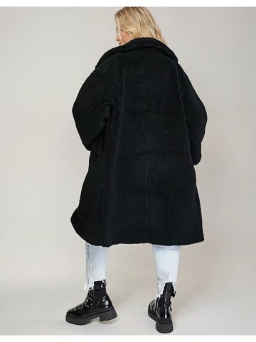 Monki Teddymantel zwart