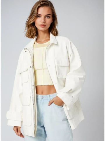 Monki Übergangsjacke in Weiß
