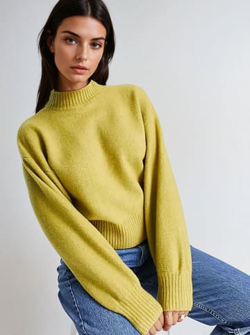 Monki Pullover in Limette