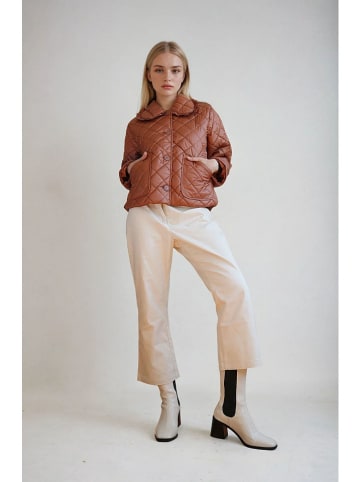 Monki Steppjacke in Cognac