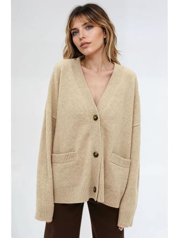 Monki Cardigan in Beige