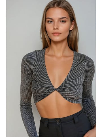 Monki Koszulka w kolorze czarnym