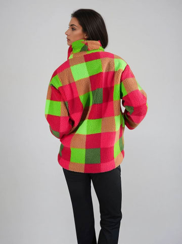 Monki Übergangsjacke in Rot/ Grün