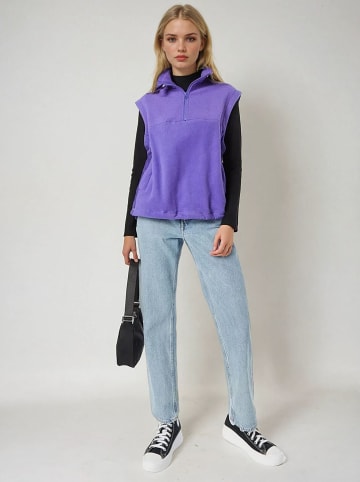 Weekday Fleece bodywarmer paars