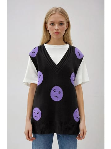 Weekday Spencer zwart/paars
