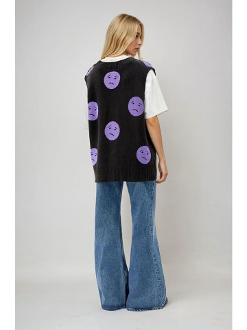 Weekday Pullunder in Schwarz/ Lila