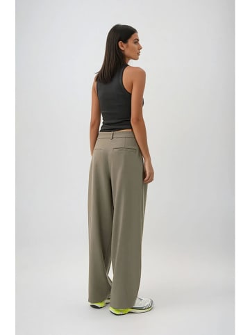 Weekday Spodnie w kolorze khaki