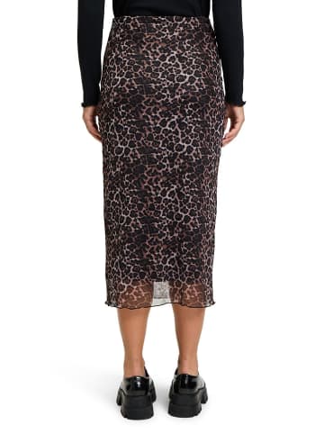 CARTOON Rok zwart/bruin