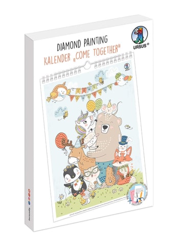 URSUS Kreativset "Diamond Painting - Come together" in Bunt