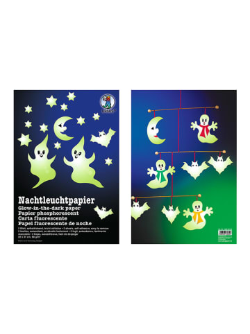 URSUS Nachtleuchtpapier-Set in Gelb