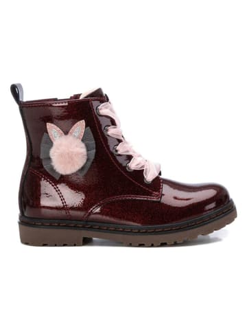 XTI Kids Boots in Dunkelrot/ Rosa
