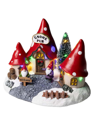 Hollybell LED-Dekoleuchte ''Gnome Pub'' in Bunt - (B)22 x (H)16,2 x (T)17 cm