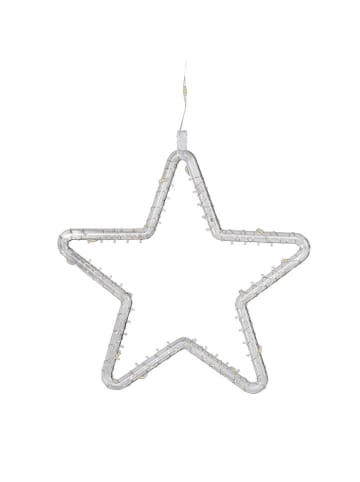 Hollybell Zasłona świetlna LED "Star" w kolorze ciepłej bieli - 65 x 100 cm