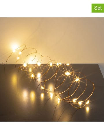 Hollybell 3er-Set: LED-Lichterketten in Warmweiß - (L)150 cm