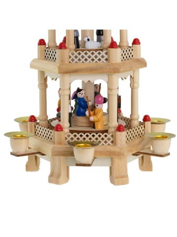 Hollybell Kaarshouder beige - (B)14,5 x (H)31 x (D)12,5 cm