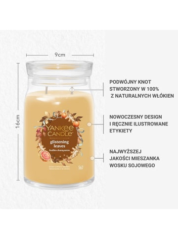 Yankee Candle Świeca zapachowa "Glistening Leaves" - 567 g