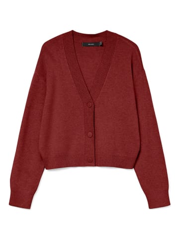 Vero Moda Kardigan w kolorze bordowym