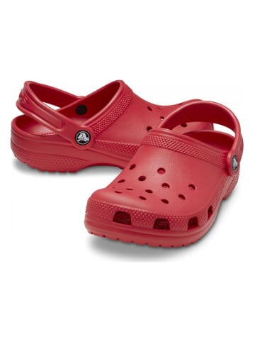 Crocs Chodaki "Classic" w kolorze czerwonym