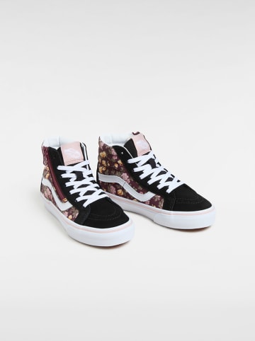 Vans Leder-Sneakers "SK8-Hi Reissue Side Zip" in Schwarz/ Bunt