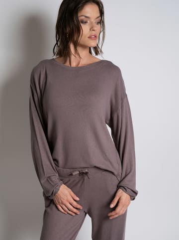 Passionata Pyjama-Oberteil "Guimauve" in Grau