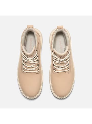 Timberland Skórzane botki "Greyfield Mid" w kolorze beżowym