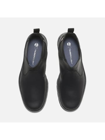 Timberland Skórzane sztyblety "Britton Road Mid" w kolorze czarnym