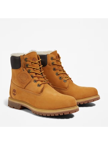 Timberland Leder-Boots "Premium 6" in Hellbraun