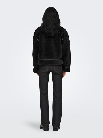 ONLY Teddyfelljacke in Schwarz