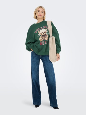 ONLY Bluza w kolorze zielonym